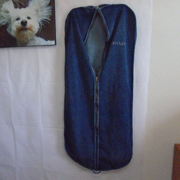 Blue Denim Garment Bag - Picture 10 of 10